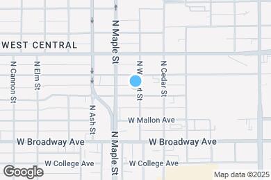 Map image of the property - 1504 W Dean Ave