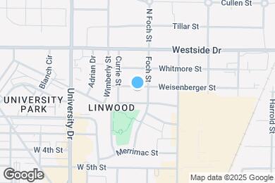 Map image of the property - 2813 Weisenberger St