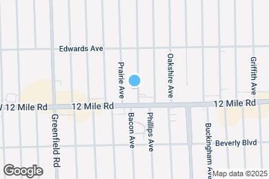 Map image of the property - 3481 Bacon Ave