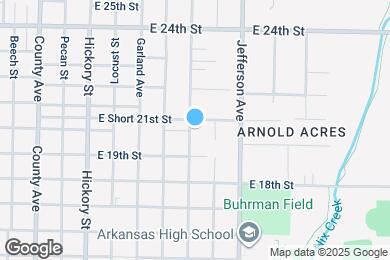 Map image of the property - 2002 Senator St
