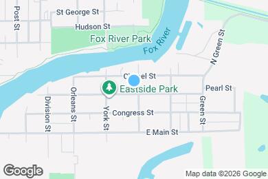 Map image of the property - 638 Pearl St