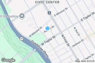 Map image of the property - 122 Asbury St