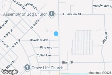 Map image of the property - 1011 Boxelder Ave