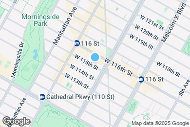 Map image of the property - 207 W 115th St