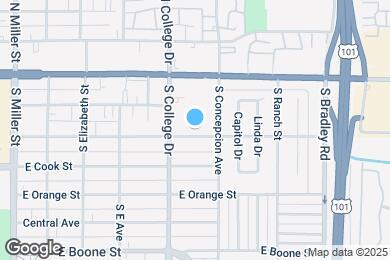 Map image of the property - 823 E Cypress St