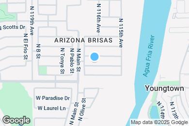 Map image of the property - 11610 W Charter Oak Rd