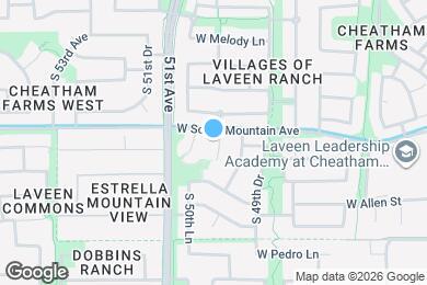 Map image of the property - 8412 S 50th Dr