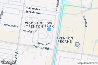 Map image of the property - 7416 N 20th St