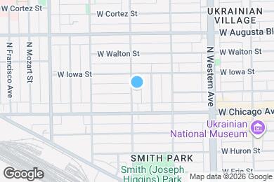 Map image of the property - 833 N Rockwell St