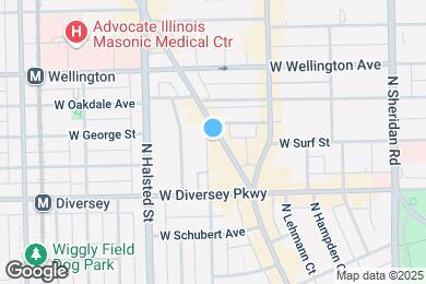 Map image of the property - 2858 N Clark St