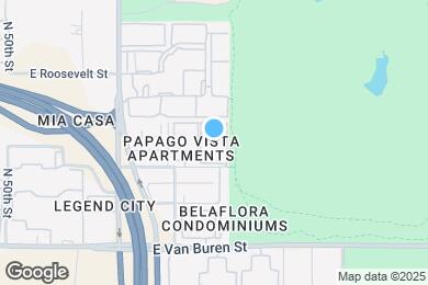 Map image of the property - Papago Park Apartments