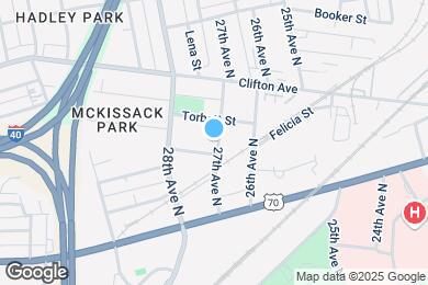 Map image of the property - 516 27th Ave N