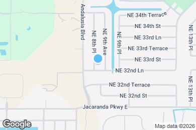 Map image of the property - 3243 NE 8th Pl