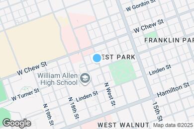 Map image of the property - 1629 W Turner St