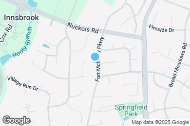 Map image of the property - 4524 Fort Mchenry Pkwy