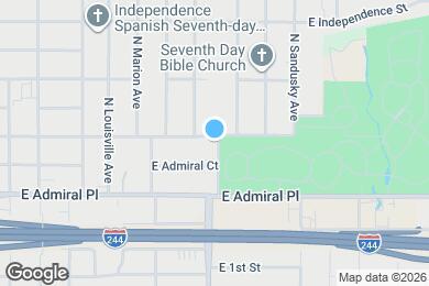 Map image of the property - 4020 E Archer St