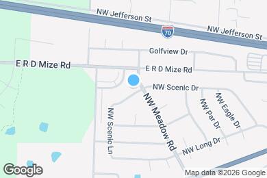 Map image of the property - 1126 nw scenic dr