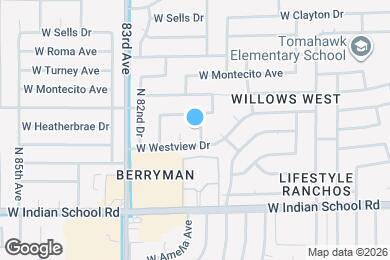 Map image of the property - 4228 N 81st Dr