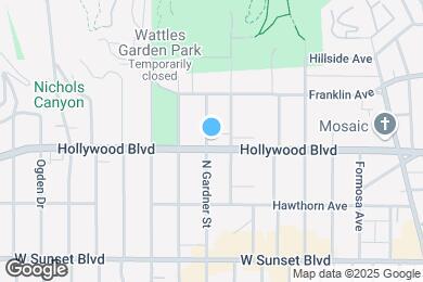 Map image of the property - 7471 Hollywood Blvd