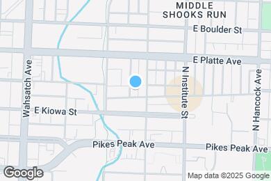 Map image of the property - 738 E High St