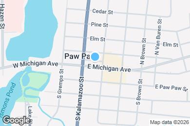 Map image of the property - 233 E Michigan Ave