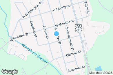 Map image of the property - 323 S Garden St