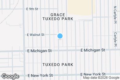 Map image of the property - 615 N Grant Ave