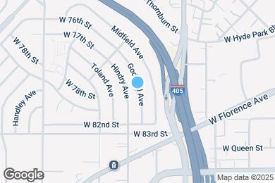 Map image of the property - 7741 Goddard Ave