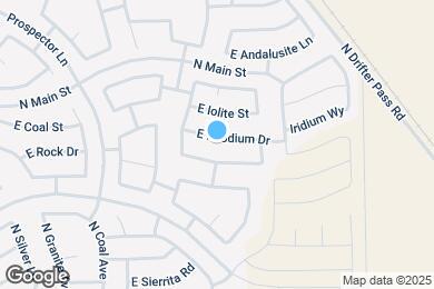 Map image of the property - 4859 E Rhodium Dr