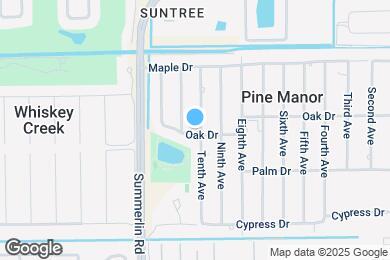 Map image of the property - 1547 Oak Dr
