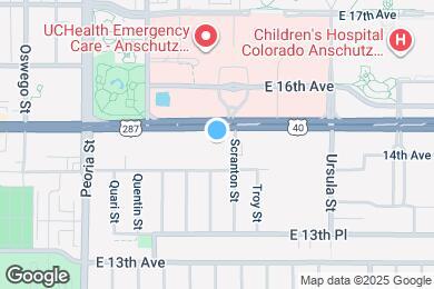 Map image of the property - 12600 E Colfax Ave