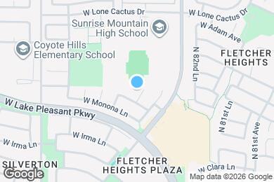 Map image of the property - 20972 N 84th Ln