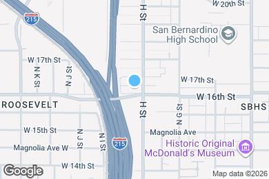 Map image of the property - 1610 N H St