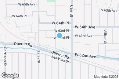 Map image of the property - 8548 W 62nd Pl