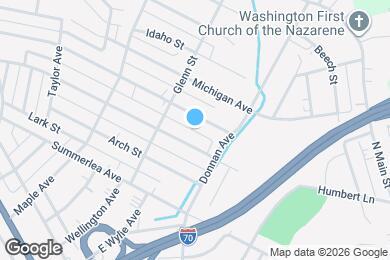 Map image of the property - 933 Sycamore St