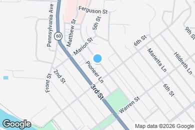 Map image of the property - 813 1/2 4th St