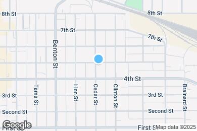 Map image of the property - 1404 5th St