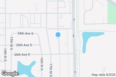Map image of the property - 3433 18th St S