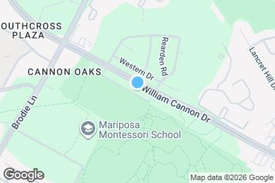 Map image of the property - 3215 W William Cannon Dr
