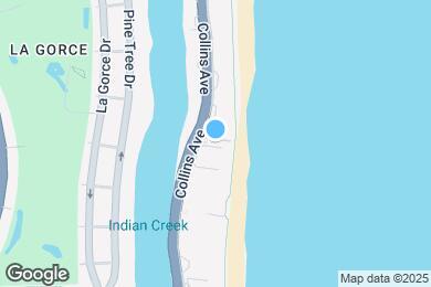 Map image of the property - 5415 Collins Ave