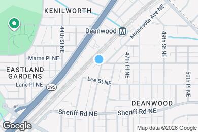 Map image of the property - 1136 45th St NE