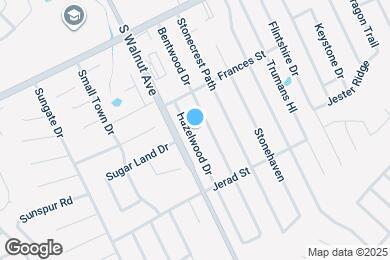 Map image of the property - 2129 Hazelwood Dr