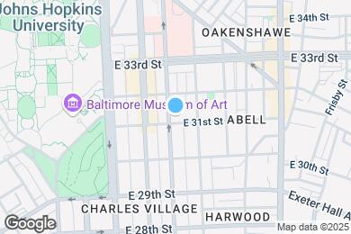 Map image of the property - 3107 N Calvert St