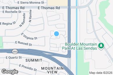 Map image of the property - 6656 E Virginia St