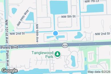 Map image of the property - 9610 NW 2nd St