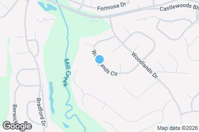 Map image of the property - 423 Woodlands Cir