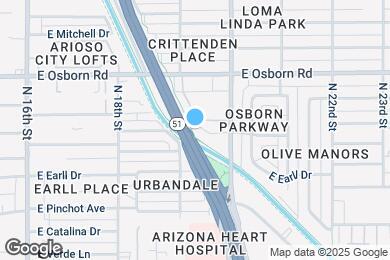 Map image of the property - 1923 E Monterey Way