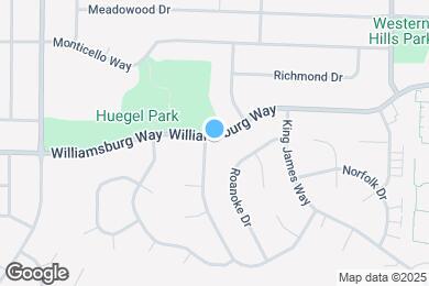 Map image of the property - 5801 Williamsburg Way