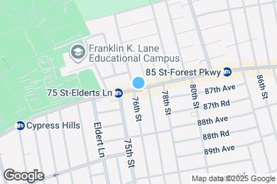 Map image of the property - JAMAICA AVENUE