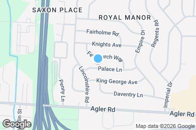 Map image of the property - 614 Palace Ln